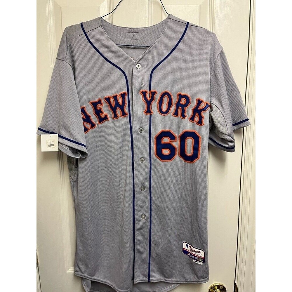 NWOT #60 Lopez New York Mets Away 46 Cool Base Authentic Jersey